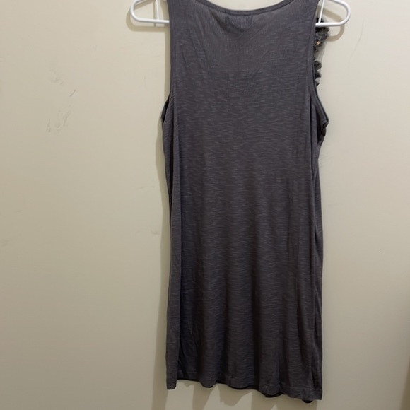 Cynthia Rowley gray tank top ( sz l) - Picture 2 of 7